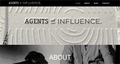 Desktop Screenshot of agentsofinfluence.net